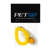 Кликер с браслетом для собак, белый. PetStandArt.