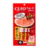 INABA Ciao Churu пюре из тунца магуро для кошек, 4 шт. по 14 г.