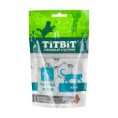 Лакомство Хрустящие подушечки для кошек с мясом утки для чистки зубов, 60 г. TITBIT.