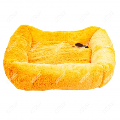 Лежанка BELKA квадратная пухлая  с подушкой (55 * 55 * 17 см). ZOOM.
