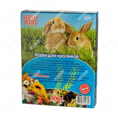 SEVEN SEEDS SUPERMIX корм для кроликов, 900 г.