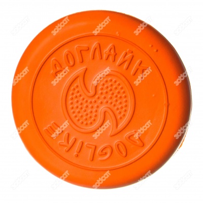 Летающая тарелка большая, оранжевая. DOGLIKE.