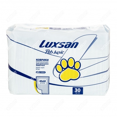 Пелёнки LUXSAN Basic 40 * 60 см, 30 шт.
